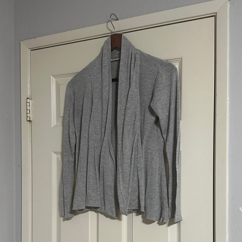 Elegant Gray Women's Cardigan. Great for Business Casual or Dress up Office